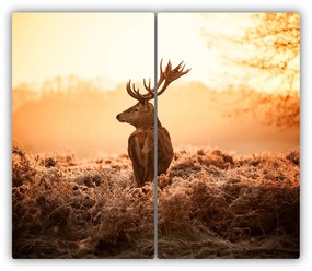 Tocator din sticla Sunrise Deer