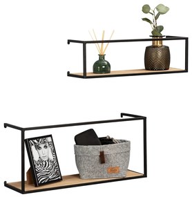 Rafturi de perete pentru camera GEO, 2 bucăți, Wenko