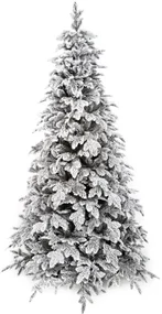 Pom de Crăciun 3D Brad Alb 240cm
