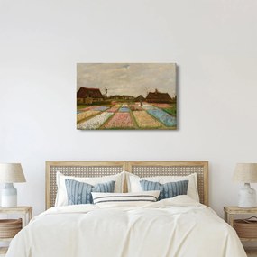 Tablou - Vincent van Gogh, Flower Beds in Holland, reproducere (90x60 cm)