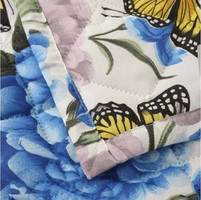 Pilota de vara BUTTERFLY AND FLOWER 140x200 cm, colorata