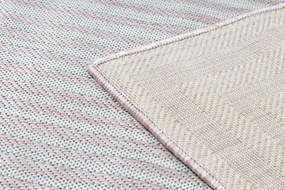 Covor SISAL SION labirint 22376 țesute plate roz / ecru