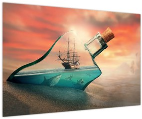 Tablou - Viața in sticla (90x60 cm)