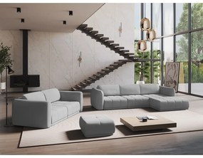 Taburet gri deschis Hoku – Makamii