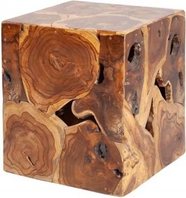 Masuta design unicat Square 40cm Teak