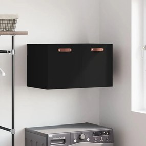 vidaXL Dulap de perete, negru, 60x36,5x35 cm, lemn prelucrat