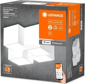 Ledvance - Lampă de tavan LED reglabilă DECOR SWAN LED/22W/230V 3000-6500K Wi-Fi Tuya
