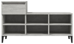 Pantofar, gri beton, 102x36x60 cm, lemn prelucrat 1, Gri beton
