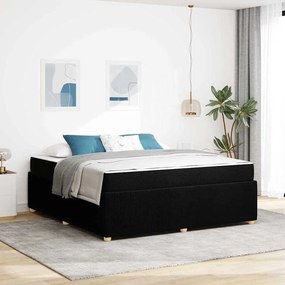 vidaXL Cadru de pat Altele Negru 180 x 200 cm țesătură