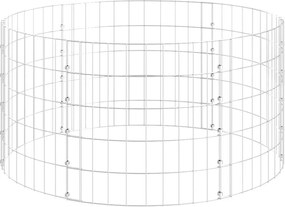 vidaXL Stâlp de gabion, Ø100x50 cm, oțel galvanizat, circular