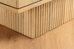 Bufet, Bar cu model optic 3D, Lemn, ART DECO 140cm