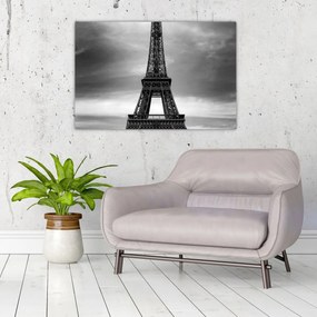 Tablou - Mașină roz în Paris (90x60 cm)