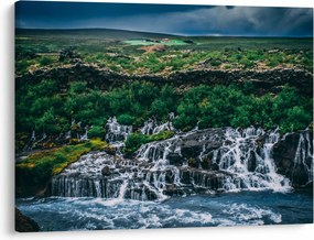 Tablou cu cascade în natură (70x50 cm)