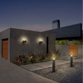 Ledvance - Aplica de perete exterior cu senzor FIGO CYLINDER 1xE27/20W/230V