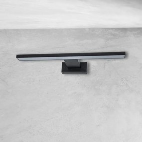 Aplica LED de perete pentru baie SHINE, 7 W, 230 V, 30 cm, IP44, negru