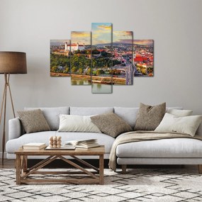Tablou - Panorama bratislavei, Slovacia (150x105 cm)
