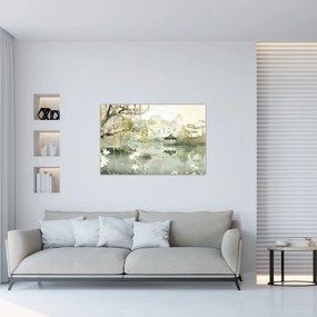 Tablou - Lac Chinezesc (90x60 cm)