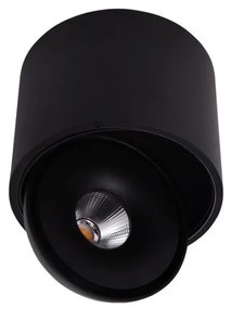 Spot LED aplicat directionabil de tavan/plafon BOSTON TUBE negru ZZ AZ3468
