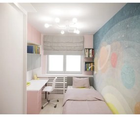 Lustră aplicată Sollux SL.1443 VECTOR 6xE27/15W/230V alb