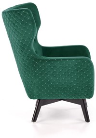 Fotoliu tapitat Marvel Velvet verde – H103 cm
