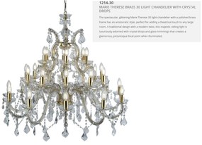 Candelabru XXL casa scarii design clasic Marie Theresea 30L 1214-30 SRT