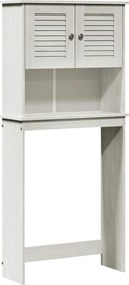 vidaXL Dulap pentru mașina de spălat cu raft VIGO Alb și Alb Antic