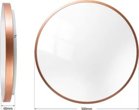 BRILAGI - Corp de iluminat LED reglabil GLASS POOL DOUBLE LED/60W/230V 50 cm cu finisaj cupru + telecomandă