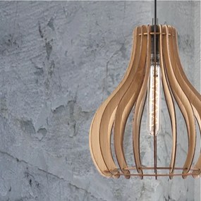 Lustră pe cablu TUCCI 1xE27/60W/230V stejar