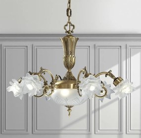 Candelabru 6 brate LUX design clasic realizat manual Michela
