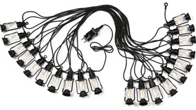 Lanț decorativ de exterior GARLAND 20xLED 20m IP44 alb cald