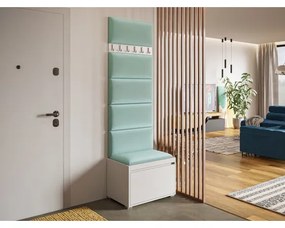 Mobilier pentru hol Kendora 60 (cu 6 buc panouri tapițate Pazara 60x30) (manila 11). 1054017