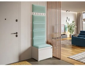 Mobilier pentru hol Kendora 60 (cu 6 buc panouri tapițate Pazara 60x30) (manila 11). Promo -17%. 1054017