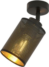 Emibig Bronx lampă de tavan 1x60 W negru 1152/1