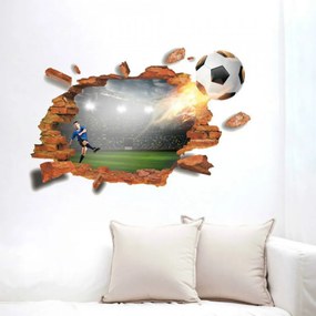 Sticker perete I Love Football 3D