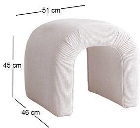 Taburete Naos (alb). 1087803