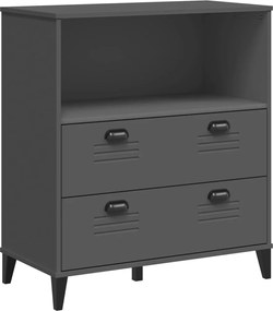 vidaXL Bibliotecă „VIKEN”, gri antracit, 80x40x90 cm, lemn prelucrat