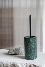 Perie de WC verde-închis din marmură Marble – Mette Ditmer Denmark