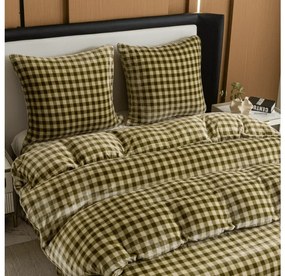 Lenjerie cocolino KELVIO verde Dimensiune lenjerie de pat: 70 x 90 cm | 140 x 200 cm