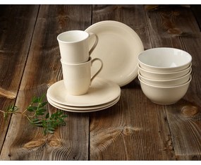 Farfurie din porțelan pentru desert Villeroy &amp; Boch Like Color Loop, ø 21,5 cm, alb - bej