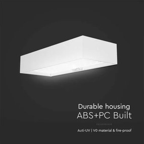 Aplică LED solară cu senzor LED/6W/3,7V IP65 4000K alb