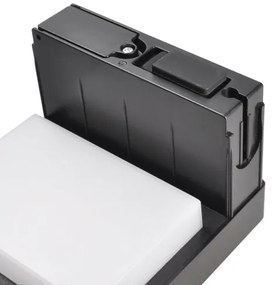 Lampă LED solară cu senzor Solight WO7202 PALERMO LED/5W/2000mAh IP54 negru