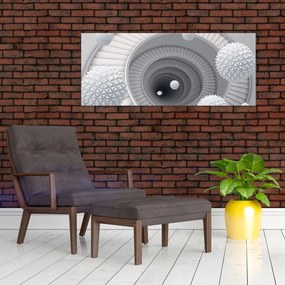 Tablou cu abstracție 3D (120x50 cm)