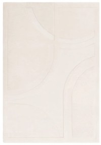 Covor alb din lână 120x170 cm Olsen – Asiatic Carpets