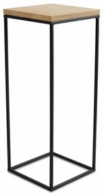 Suport flori BASICLOFT 60x24 negru/maro