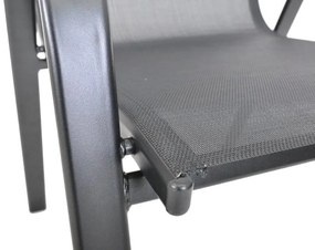 Set 2 bucati scaune de gradina TAVERNO negru
