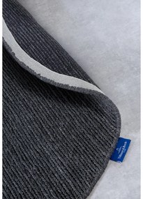 Covor gri închis țesut manual rotund din lână ø 160 cm Francois – Villeroy&amp;Boch