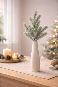 Ramură artificială de molid înghețată, 25 x 60 cm