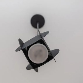 Lustră cu cablu GAMBIT 1xGU10/10W/230V, neagră