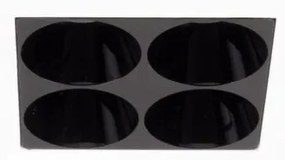 Corp incastrabil tavan fals cu 4 spoturi LED X-line