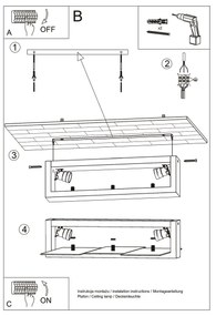 Brilagi - Plafonieră LED HERA 2xE27/7,5W/230V albă